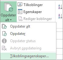 Tilkoblingsegenskaper