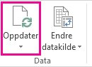 Oppdater-knappen på fanen Analyser