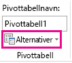 Alternativer-knapp på fanen Analyser