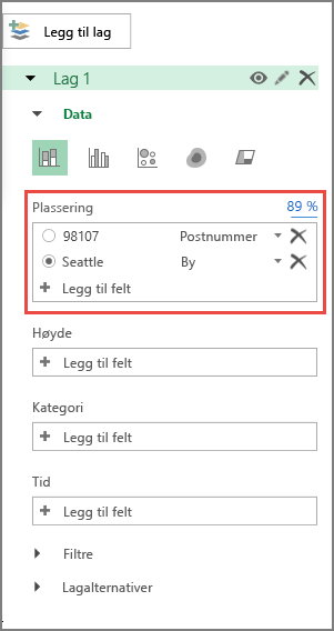 Zip-kode gjenkjent som postnummer