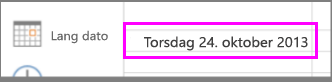 Langt datoformat