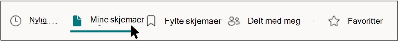 Slette skjemaer 1