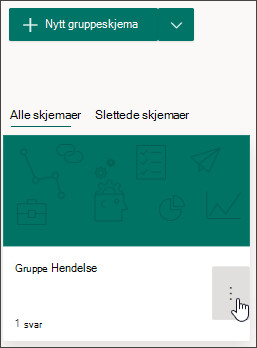 Flere innstillinger for gruppeskjemaer