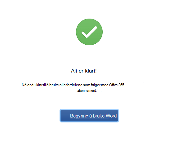 Begynne å bruke Word 2016 for Mac