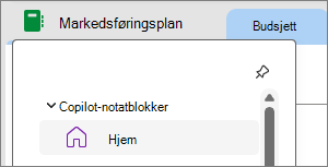 Copilot-notatblokker i OneNote