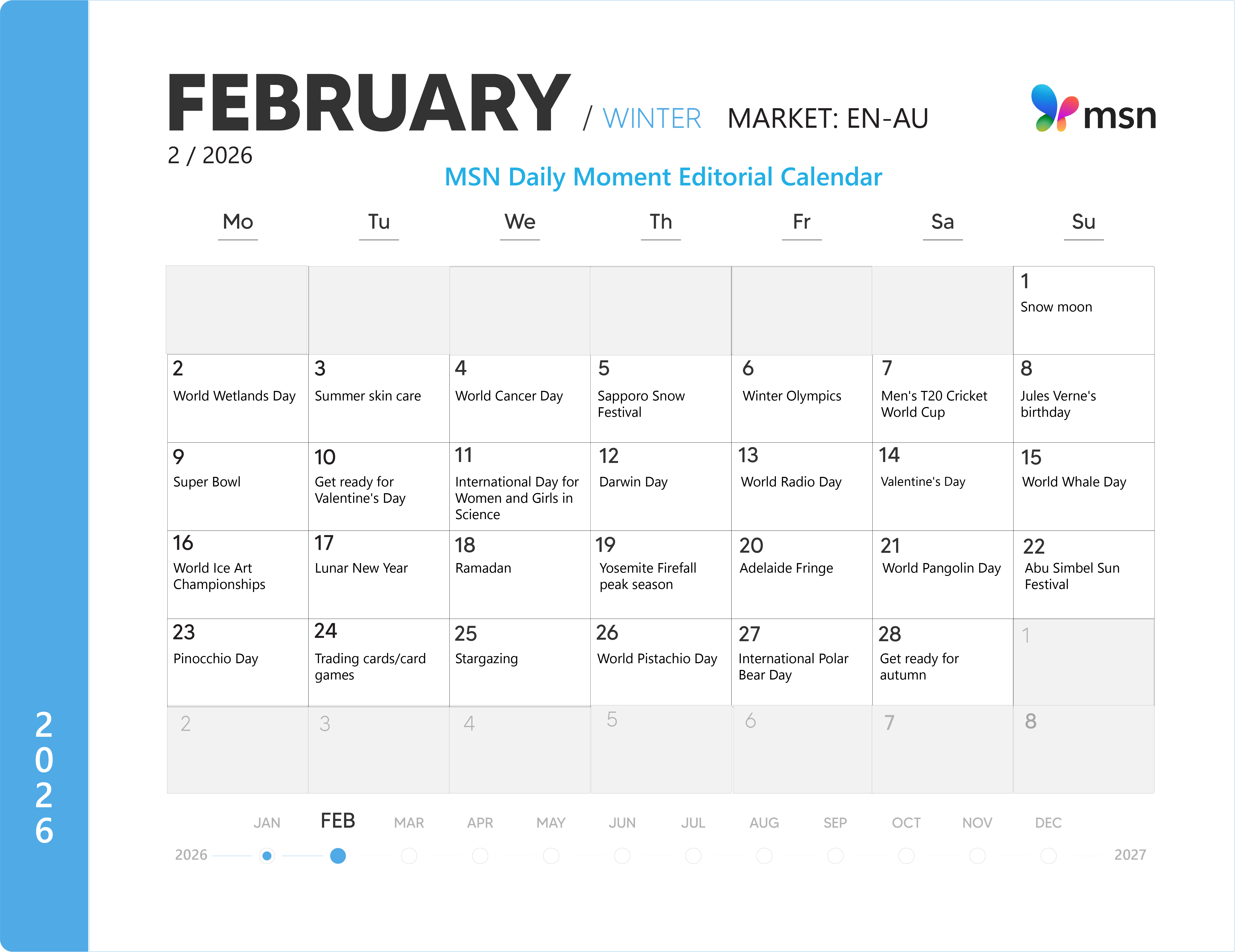 Februar 2026 Daily Moment Editorial Calendar EN-AU