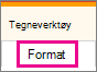 Format-fanen under Tegneverktøy