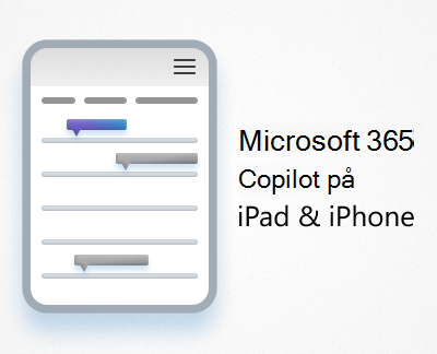 Microsoft 365 Copilot-appen på iOS