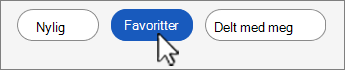 Skjermbilde av knappen Liste over favoritter.