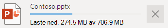 Filnedlasting i OneDrive