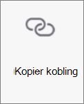 Kopier kobling-knappen i OneDrive for Android