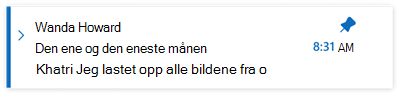 Festede e-postmeldinger i nye Outlook for Windows