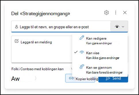 nytt vindu for vedleggstillatelser i Outlook