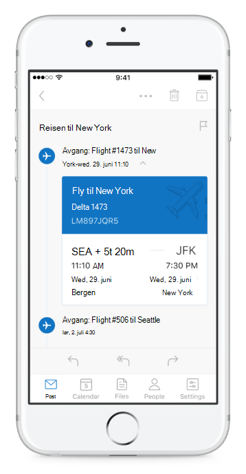 iOS-hendelser på iOS