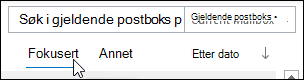 Filtrer fokusert eller annet