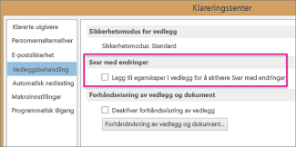 Fjern merket for avmerkingsboksen.