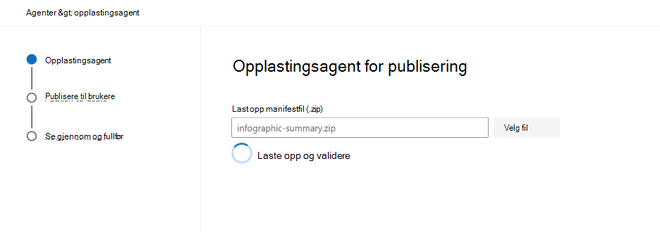 Skjermbilde som viser pakkevalideringsresultatene i Administrasjonssenter for Microsoft 365.