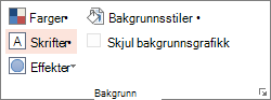 Bakgrunnsalternativer