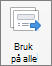 Kommandoen Bruk på alle for overganger i PowerPoint for Mac