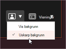 Gjør bakgrunnen uskarp