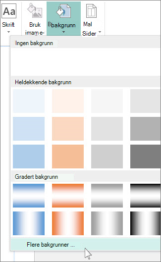 Flere bakgrunner