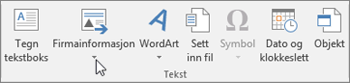 Firmainformasjon for Publisher