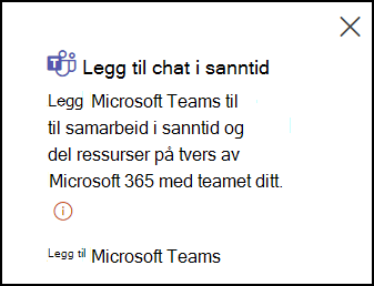 Legg til sanntidschat