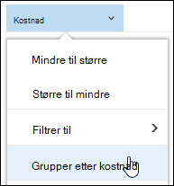 Dokumentbibliotekgruppe etter visning i Office 365