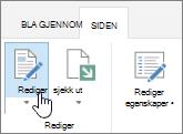 Redigere siden