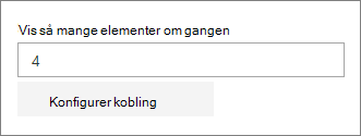 Egenskapsrute for kobling