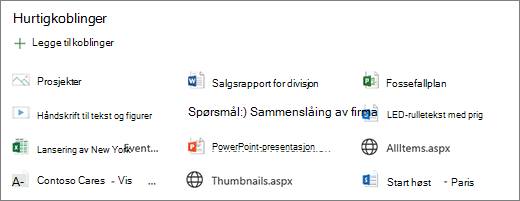 Listeoppsett