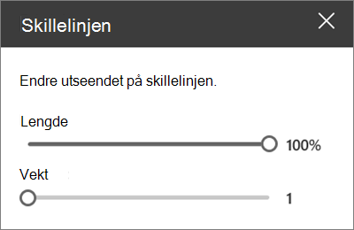 Del opp nettdeldetaljer-ruten i SharePoint Online mens du redigerer et nettsted