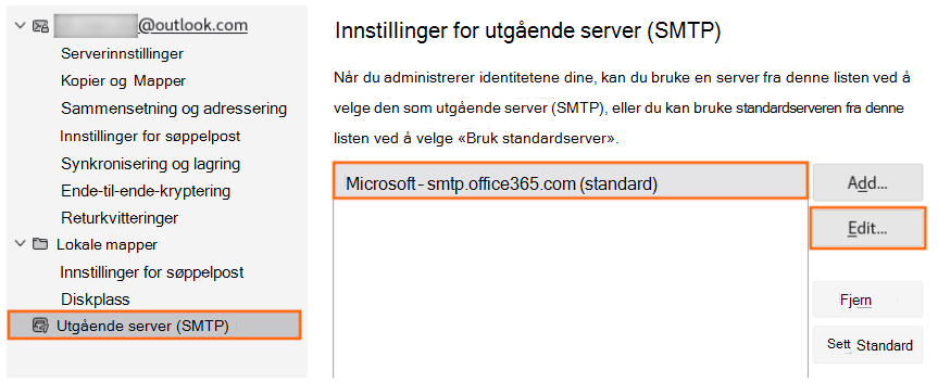 Thunderbird-skjermbilde 2