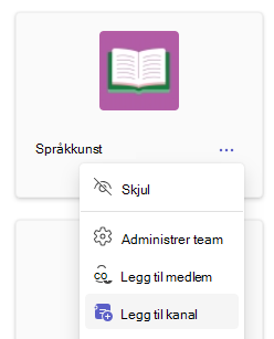 Legg til kanal