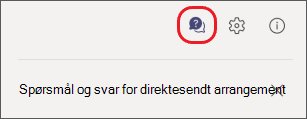 Ikonet øverst i ruten