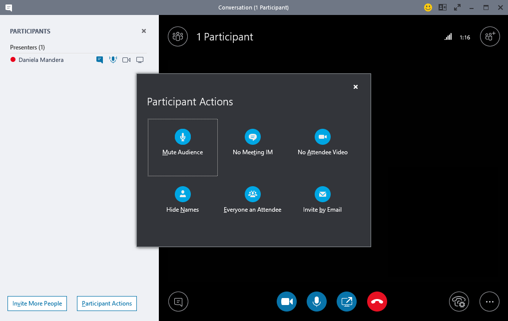 Skype for Business-møtedeltakere