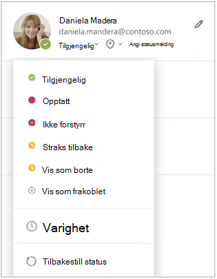 Status-menyen