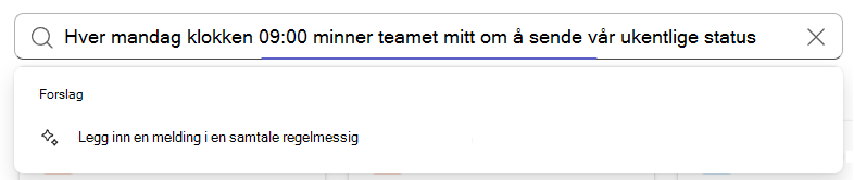 KI-forslag i søkeboks