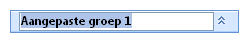 Een nieuwe aangepaste groep in het navigatiedeelvenster