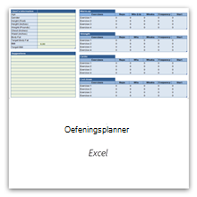 Selecteer dit om de fitnessplanner op te halen