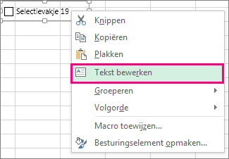 tekst van een formulierbesturingselement bewerken