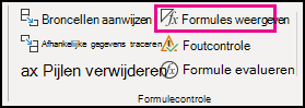 Formules weergeven op het bureaublad