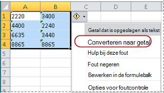 Opdracht Converteren naar getal