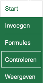 Tik op Controleren