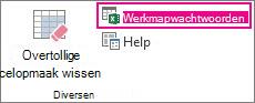 Opdracht Wachtwoorden voor werkmappen
