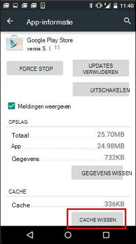 Cache wissen