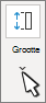 De groep Grootte is kleiner voor kleinere schermen