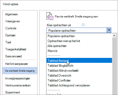 Kiezen waar de opdracht vandaan komt