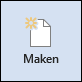 De knop Maken