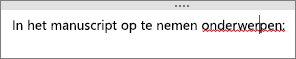 Er wordt automatisch gecontroleerd op mogelijke spelfouten